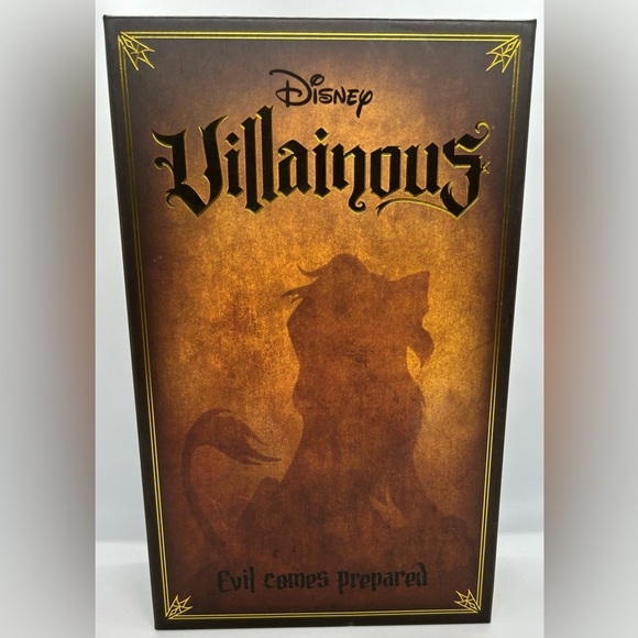 Disney Other - Disney Villainous - Evil Comes Prepared Board Game, NIB.